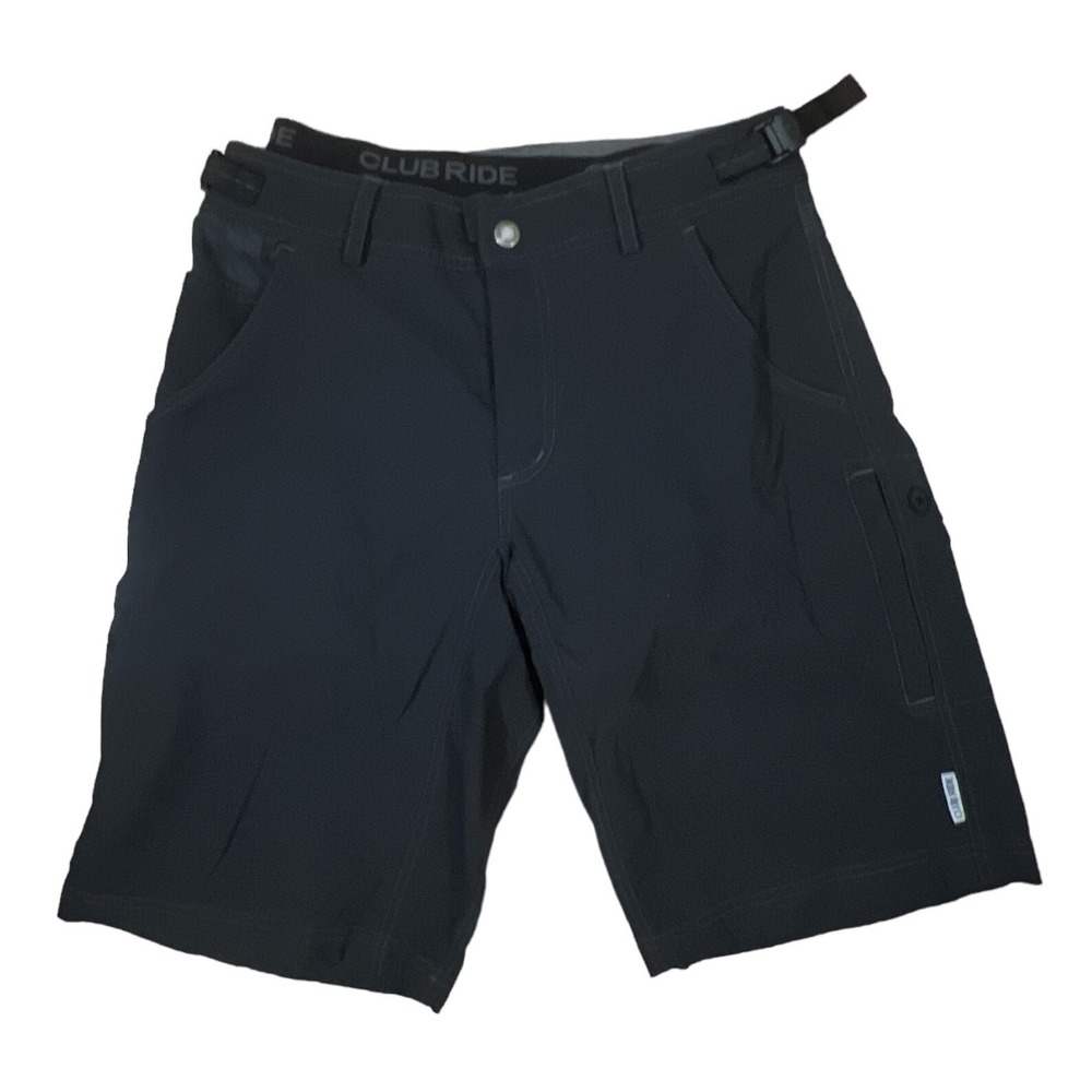 Club Ride Cycling Bike Shorts Men's S Small Black Mountain Bike